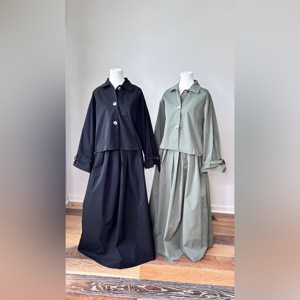Modest outfit maxi skirt Elegant Womenswear Abaya Essential Muslim Long skirt